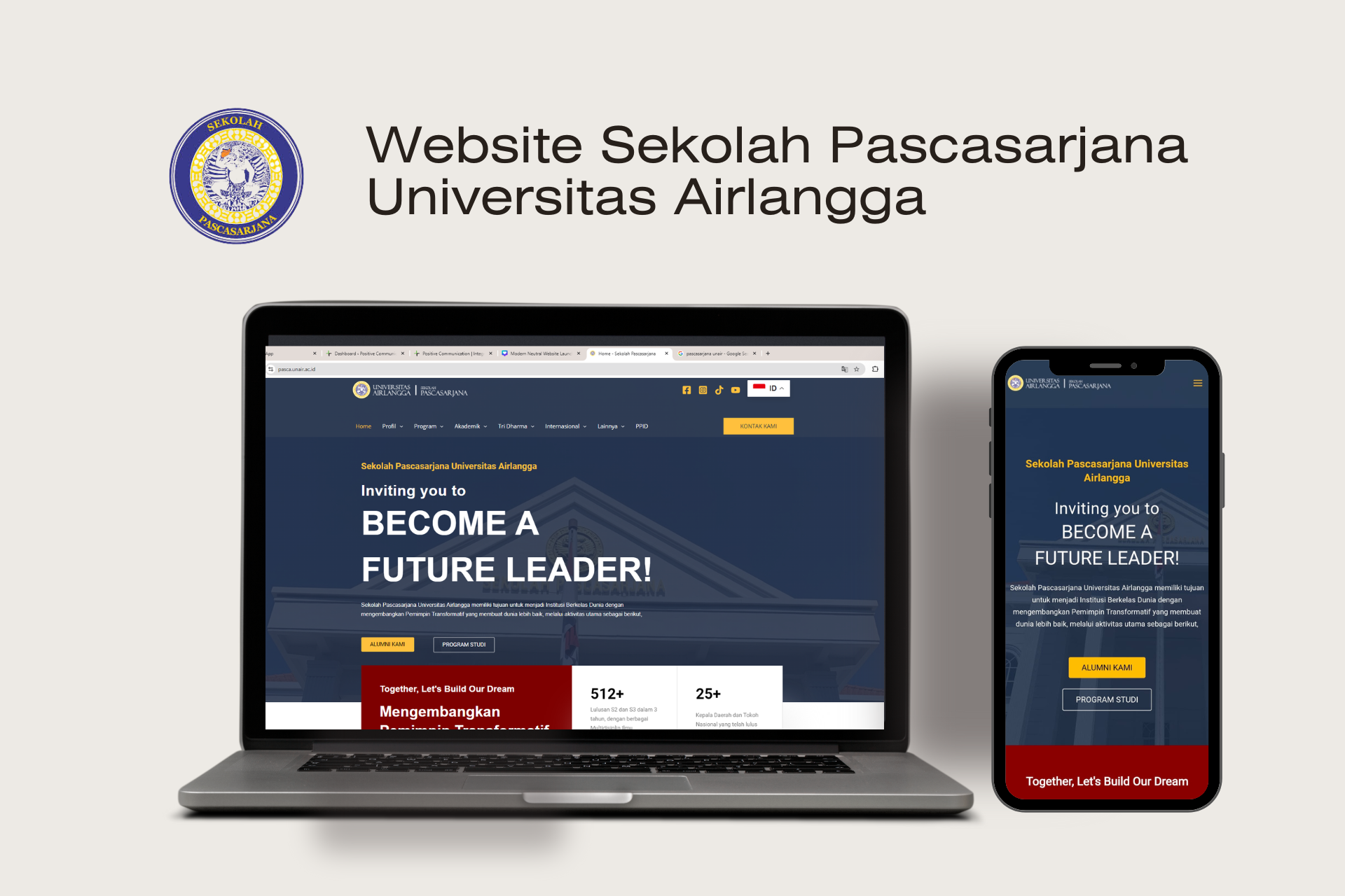 Website Sekolah Pascasarjana Universitas Airlangga